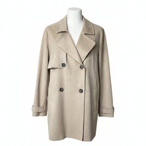 Truth Faux Suede Trench Jacket